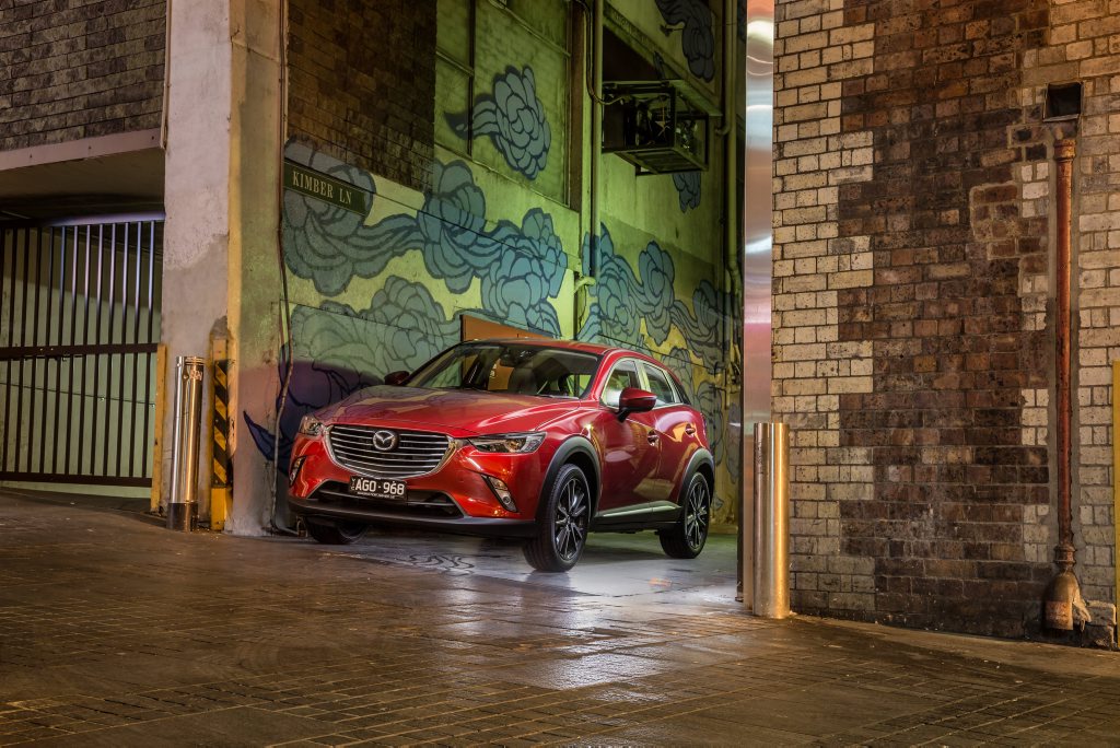 The 2016 Mazda CX-3. The 2016 Mazda CX-3.